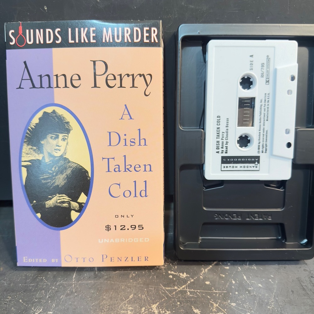 Anne‎ Perry A Dish Taken Cold Unabridged Audiobook Cassette Sounds Like Murder